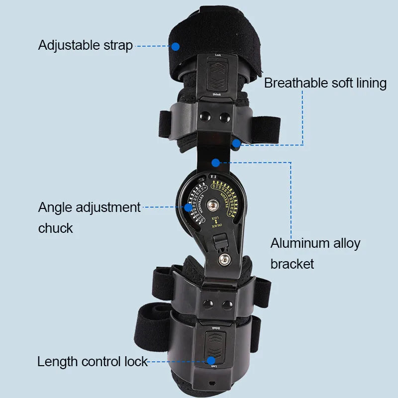 Adjustable Hinged Elbow Support Brace for Injury Recovery - 10