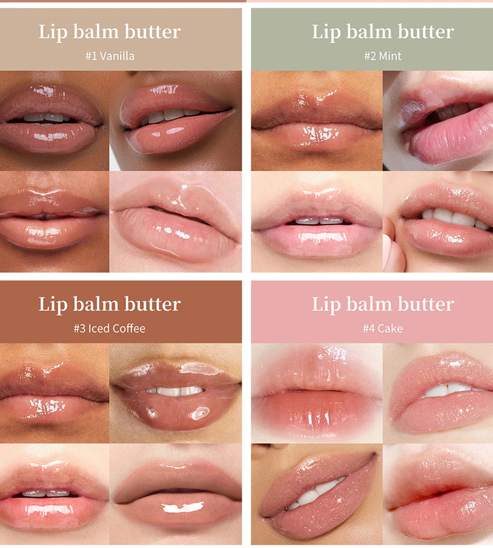 Hydrating Butter Lip Balm for Soft Glossy Lips - 10