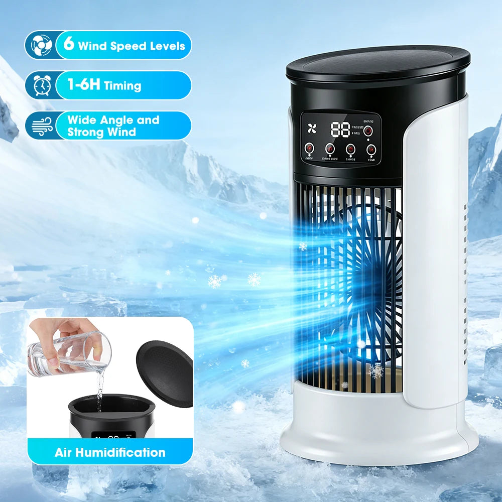 Portable USB Desktop Air Cooler and Humidifier - 7