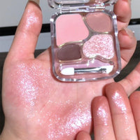 4-Color Long-Lasting Waterproof Eyeshadow Palette