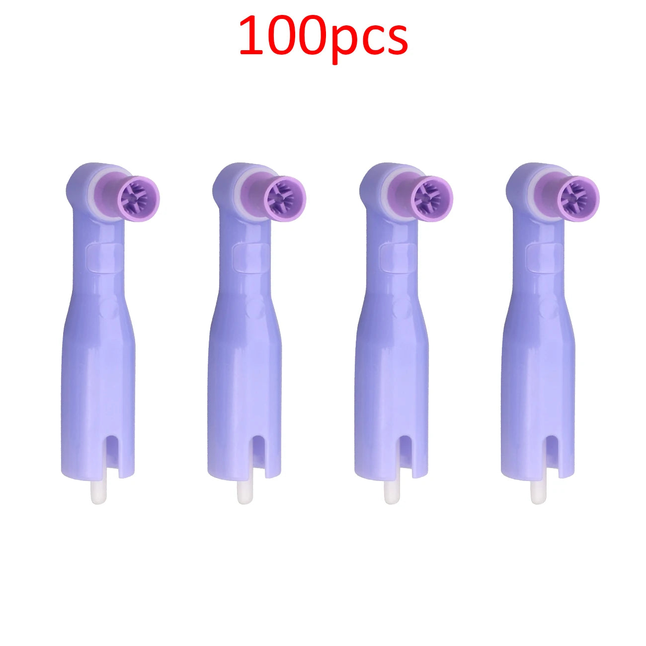 100-Pack Disposable Dental Prophy Angles for Teeth Polishing - 8