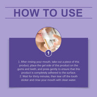 Purple Teeth Whitening Strips for Radiant Smile