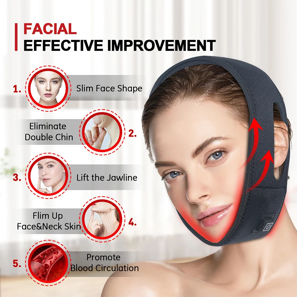 Red Light Therapy Neck & Chin Lifting Wrap - 2