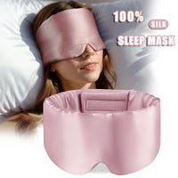100% Mulberry Silk Sleep Mask for Deep Relaxation