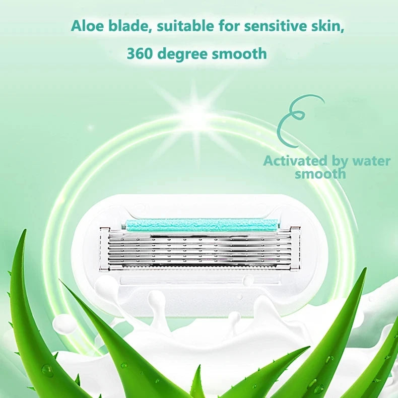 5-Blade Smooth Shaving Razor for Women - 3