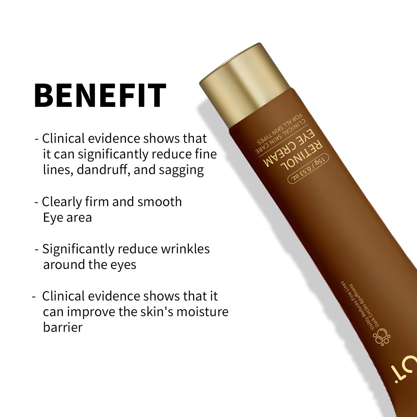 Retinol Eye Cream for Wrinkles and Dark Circles - 11