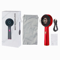 Electric Red Light Scalp Massager and Hair Growth Comb