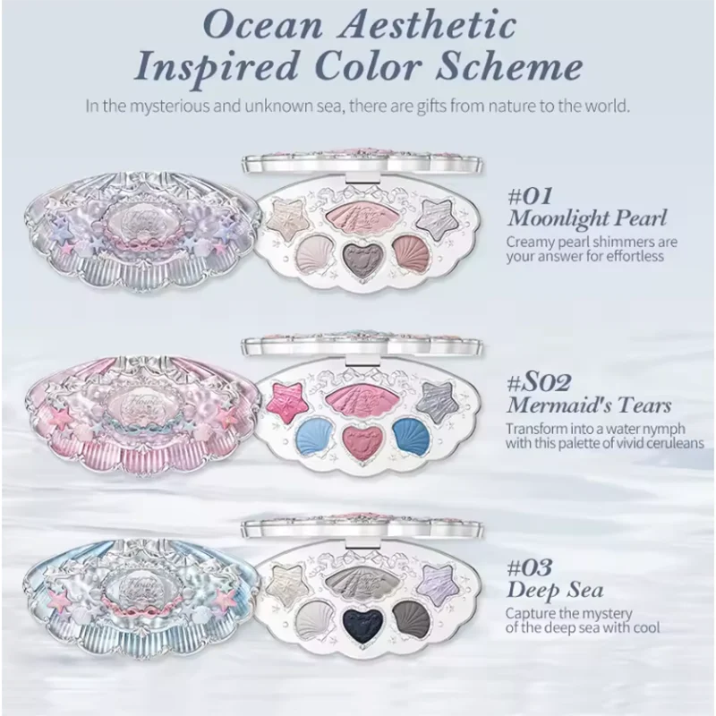 6-Color Shell Themed Eyeshadow Palette - 2