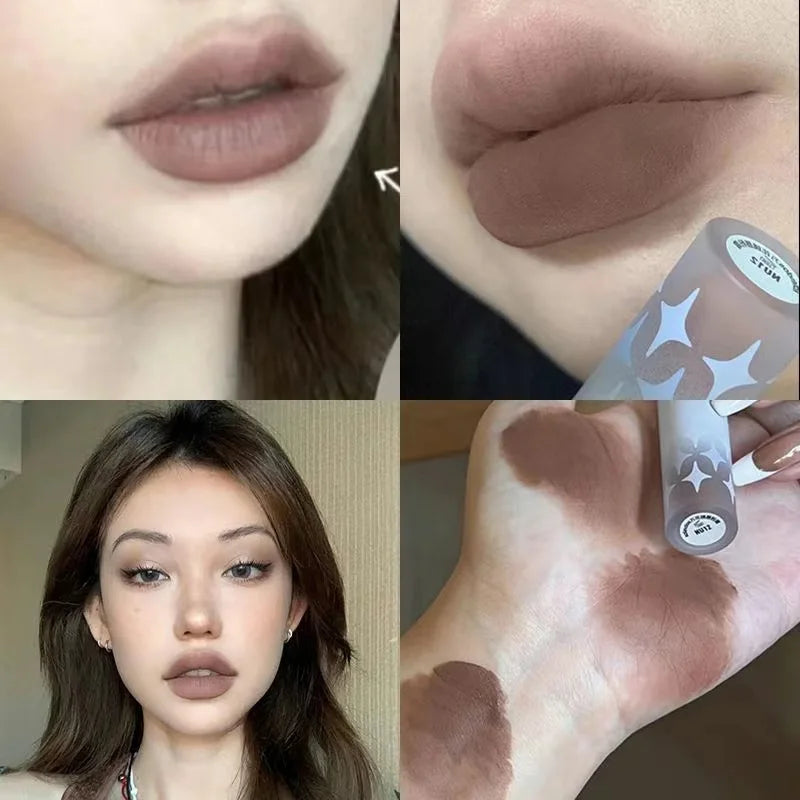 Velvet Matte Waterproof Liquid Lipstick - 55