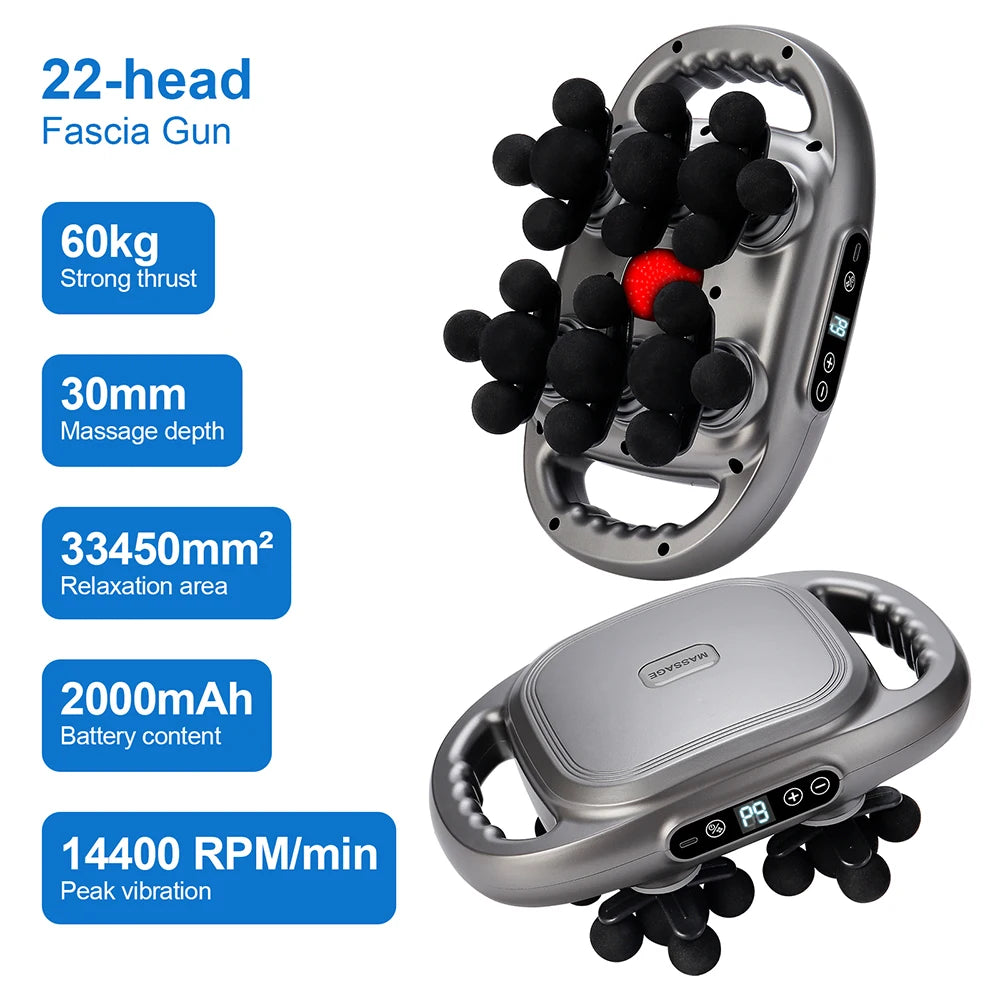 42-Head Electric Muscle Recovery Massage Gun - 56