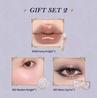 Butterfly Theme Elegant 3-Piece Makeup Gift Set