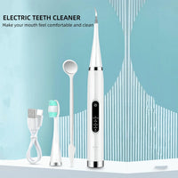 Electric Ultrasonic Teeth Cleaner and Plaque Remover