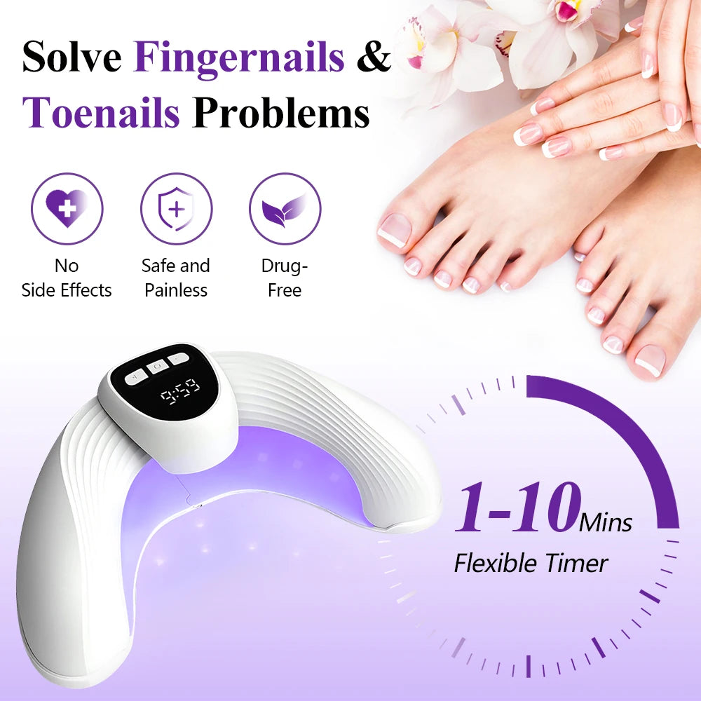Portable Foldable UV LED Nail Dryer for Gel Polish - 2