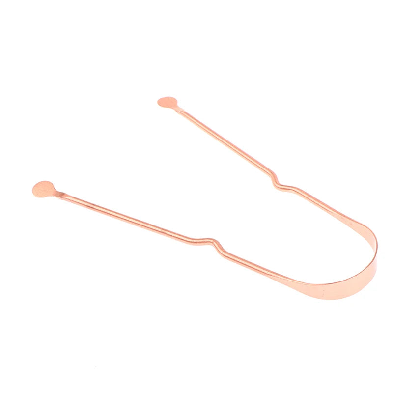 Pure Copper Tongue Scraper for Fresh Breath - 12