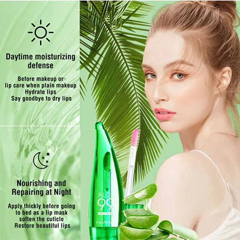 99% Aloe Vera Moisturizing Lip Oil for Dry Lips - 4