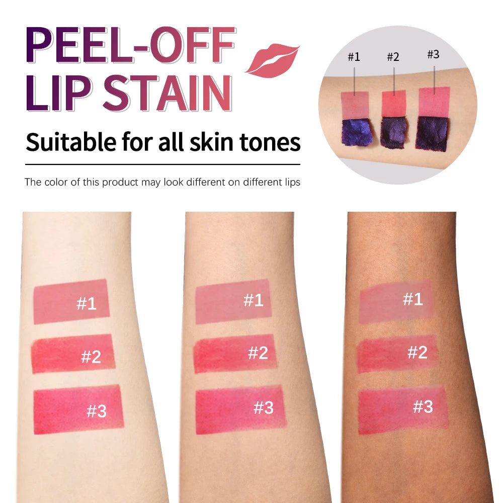 Waterproof Peel-Off Matte Lip Stain - 3