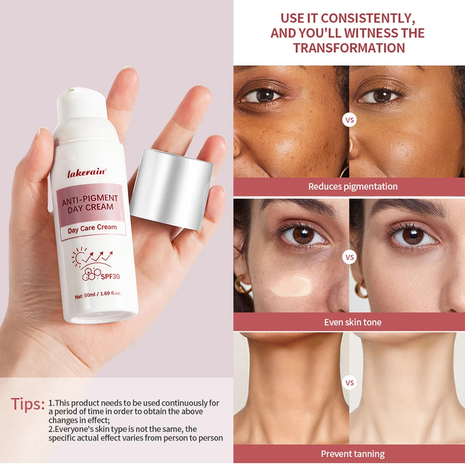 SPF 30 Anti-Pigment Daily Moisturizing Day Cream - 12