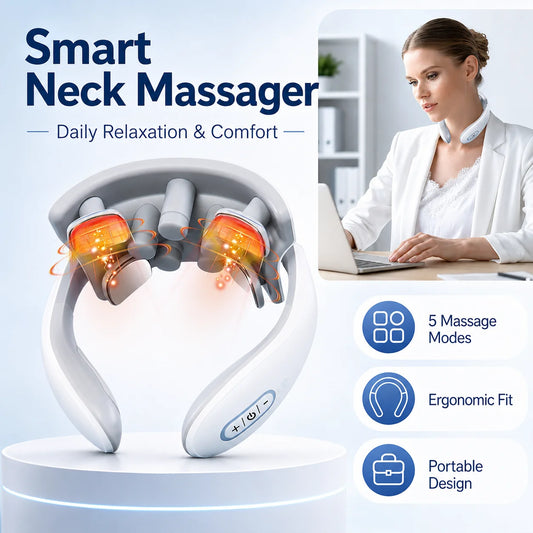 Portable Smart Neck Massager for Pain Relief