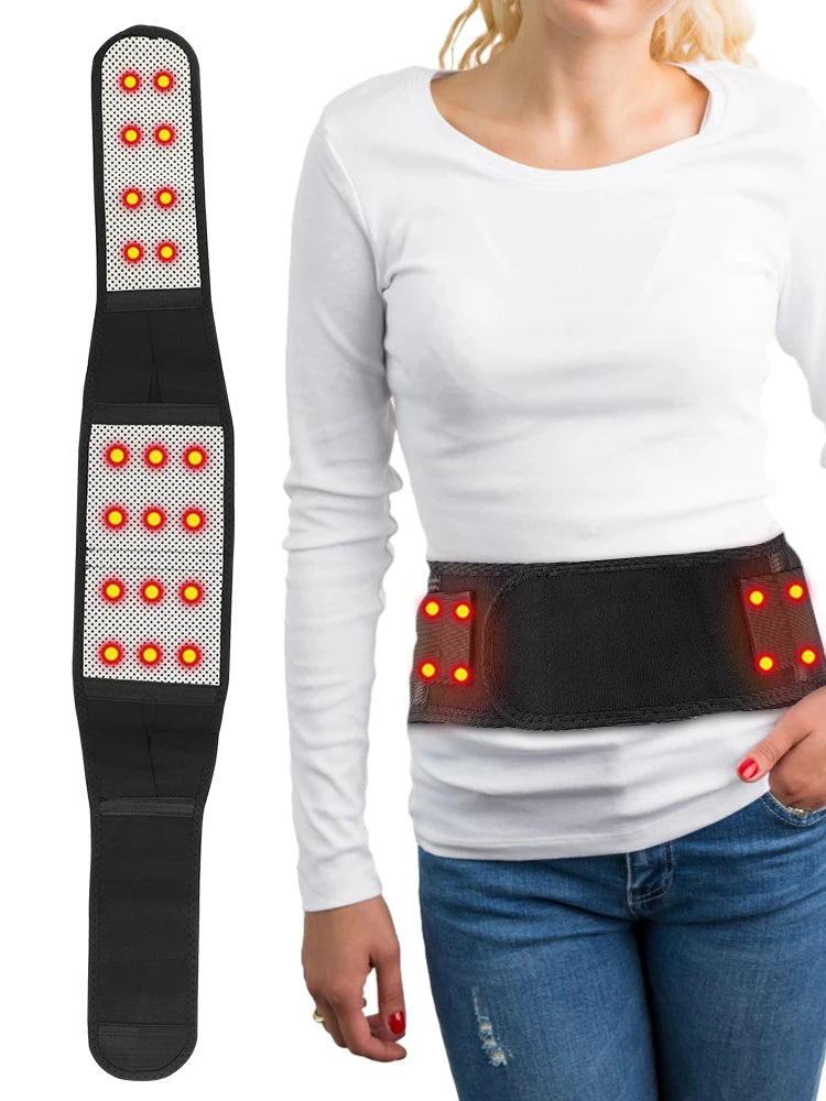 Self-Heating Tourmaline Magnetic Waist Support Belt - 6