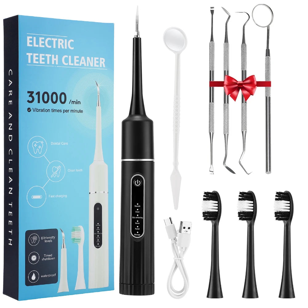 Electric Sonic Tooth Cleaner and Plaque Remover - 23
