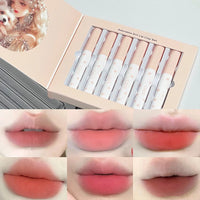 Matte Velvet Lip Clay Set for Long-Lasting Waterproof Wear