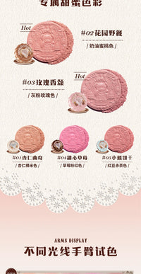 Silk Satin Matte Blush Powder for Radiant Cheeks