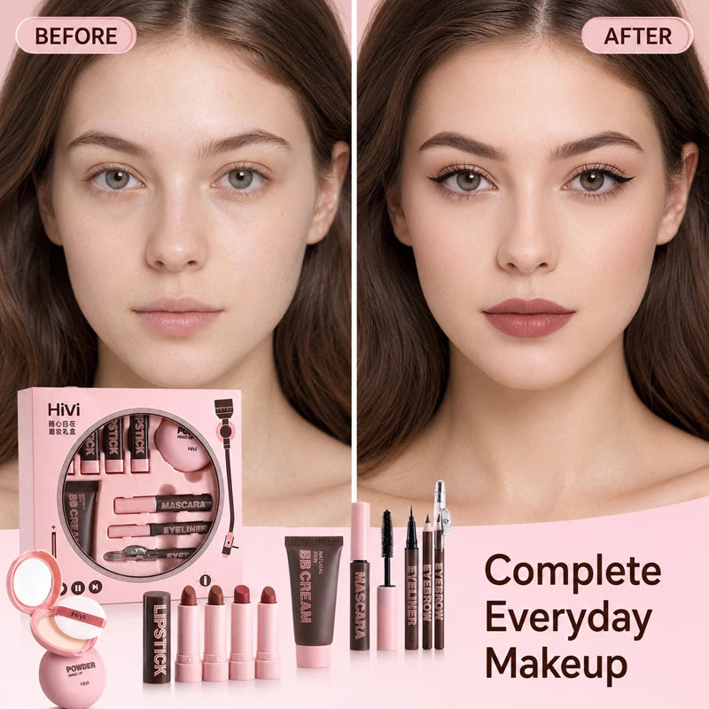 9-Piece All-in-One Professional Makeup Beauty Gift Set - 2
