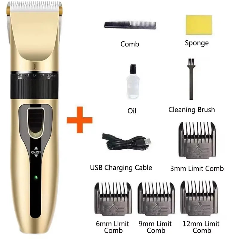 Professional Rechargeable Hair and Beard Trimmer - 1