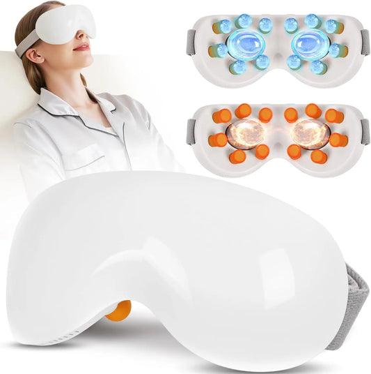 Rechargeable Cooling Eye Massager for Tension and Sleep