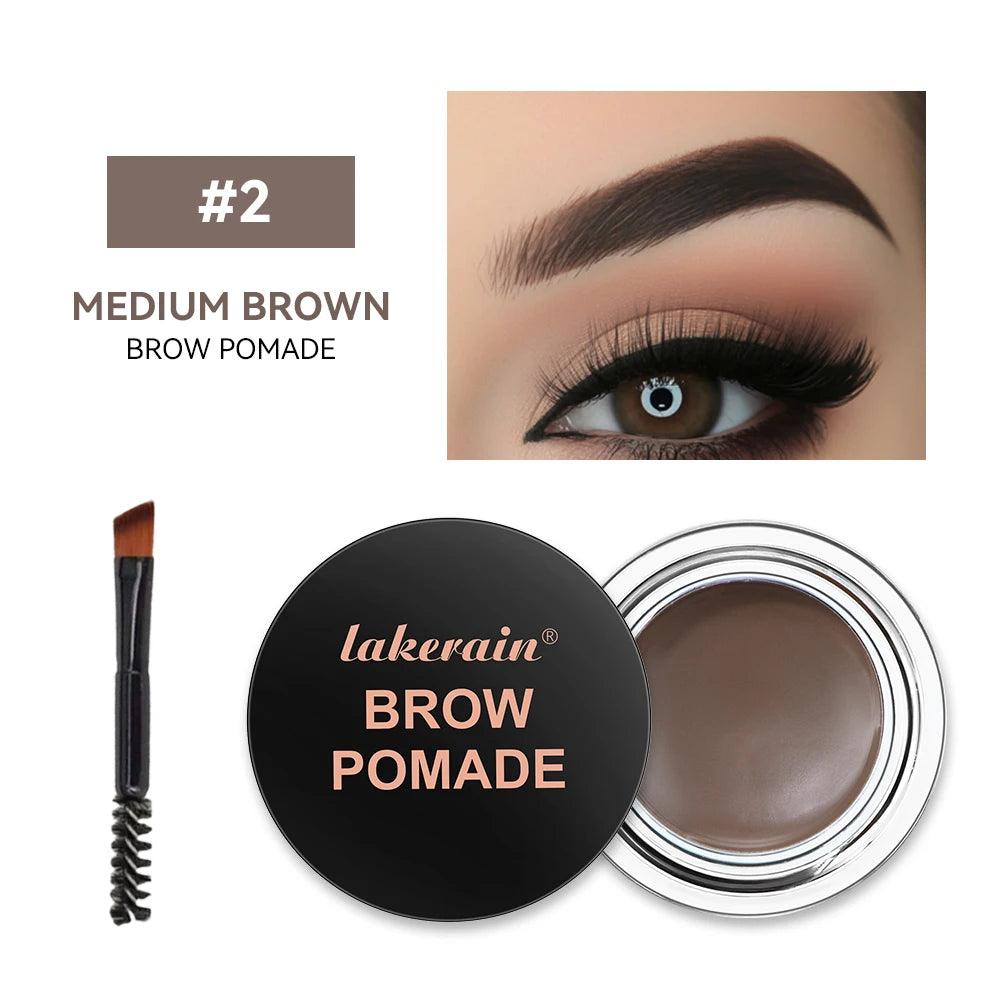 Waterproof Long-Lasting Eyebrow Pomade for Defined Brows - 20