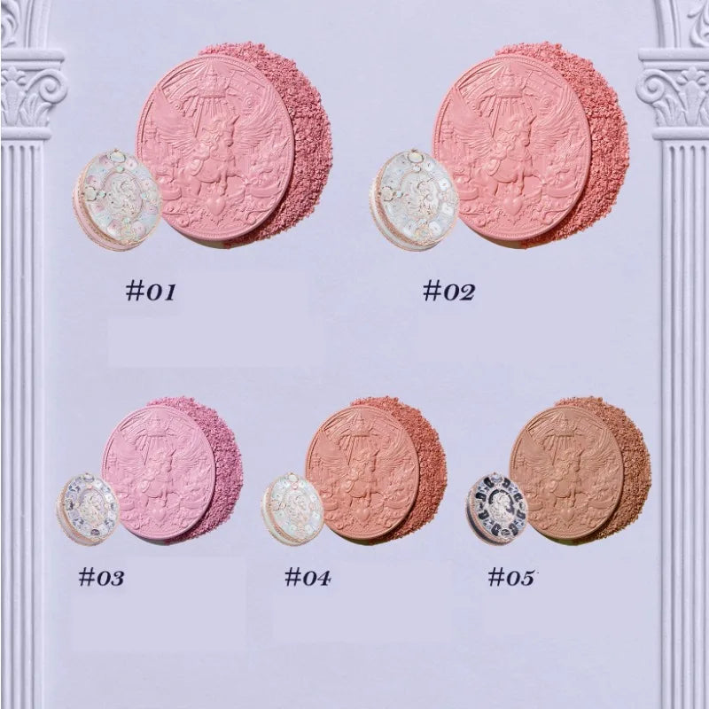 Satin Finish Buildable Powder Blush for Natural Glow - 3