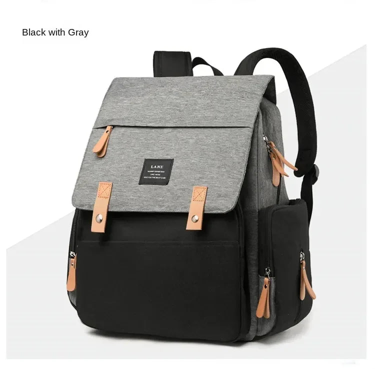 Waterproof Large Capacity Diaper Bag Backpack for Parents - 39