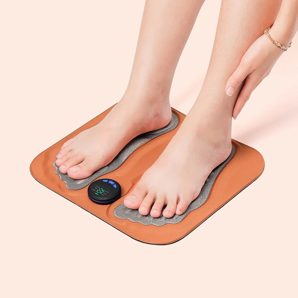 Electric EMS Foot Massage Pad for Circulation and Pain Relief - 8