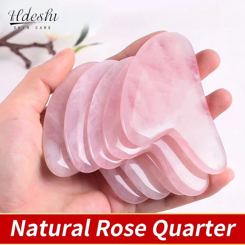 Natural Jade Gua Sha Facial Massage Tool - 1