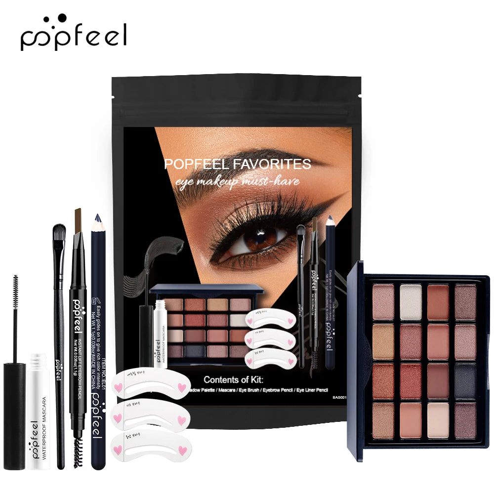 All-in-One Professional Eye Makeup Travel Kit - 3