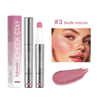 Liquid Blush Stick with Sponge Tip for Natural Glow
