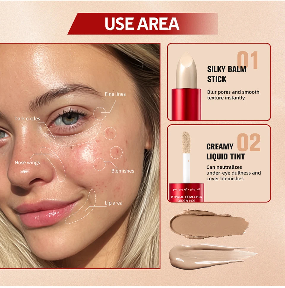 2-in-1 Full Coverage Blurring Concealer and Stick - 11