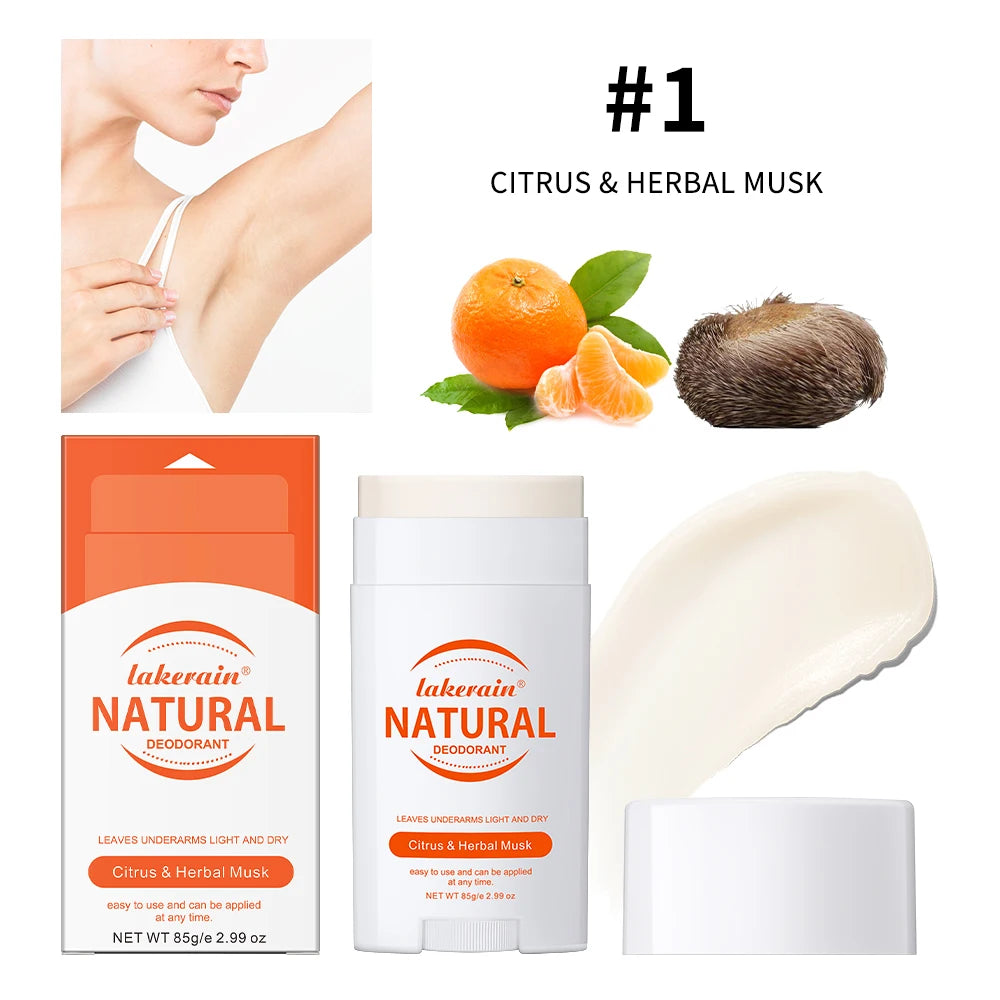 Long-Lasting Natural Solid Deodorant Stick for Fresh Underarms - 22