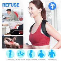 Adjustable Back Posture Corrector for Spine and Shoulder Alignment