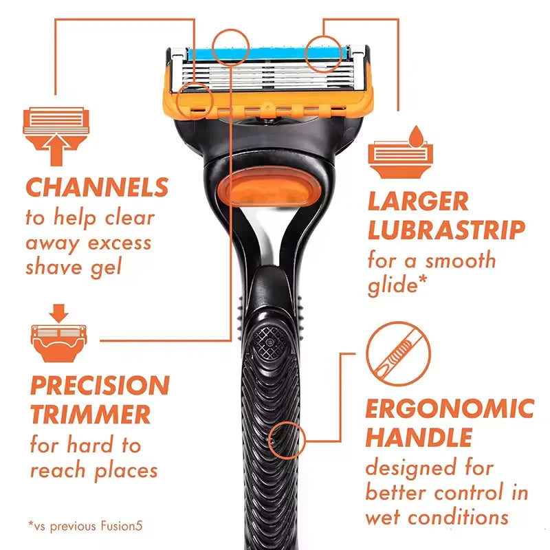 5-Blade Precision Men's Shaver for Smooth Close Shaves - 2