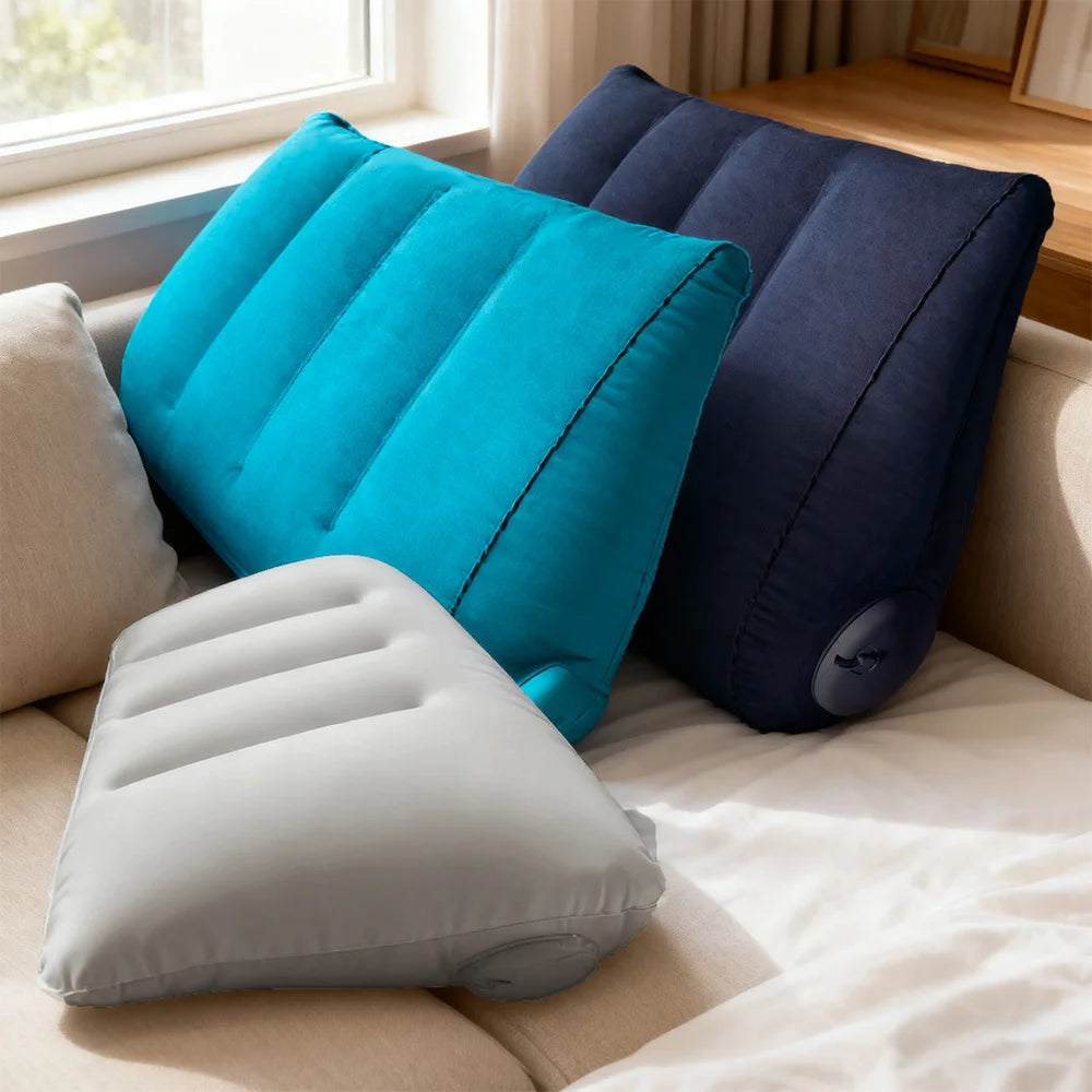 Inflatable Travel Pillow for Neck, Back, and Leg Support - 2