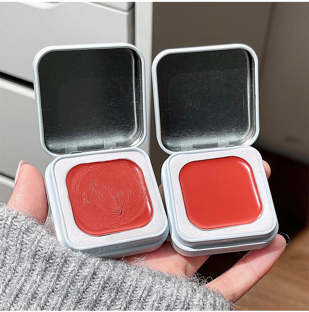 Matte Cream Cheek Blusher Palette for Natural Glow - 8