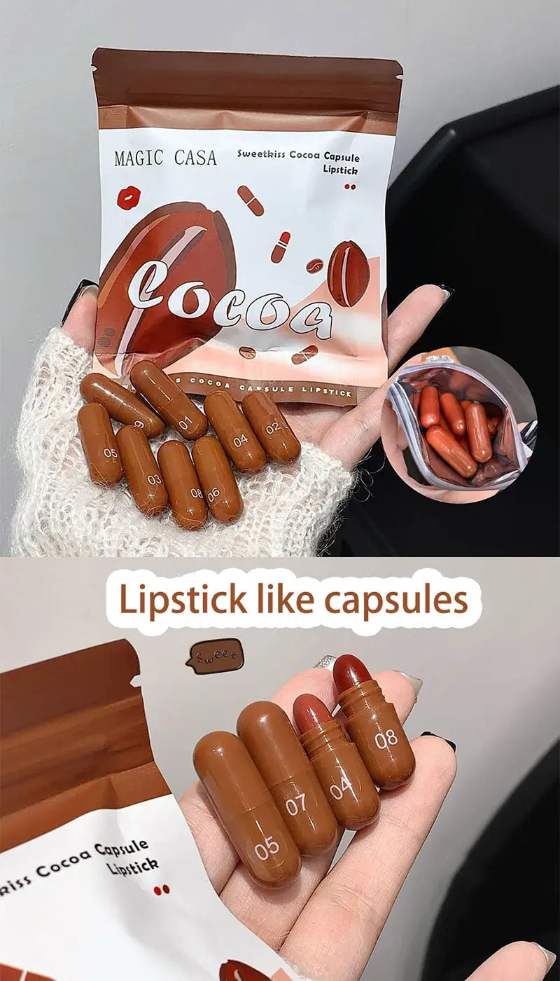 10-Color Capsule Lipstick Set - 6