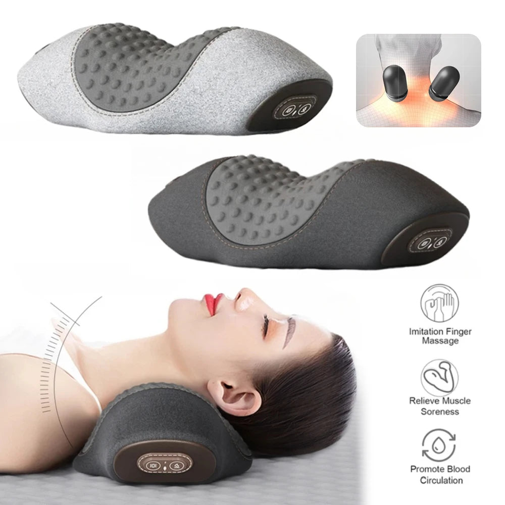 Cervical Neck Traction & Heating Massage Pillow - 3