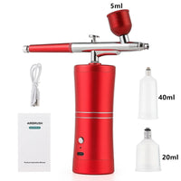 Portable Mini Airbrush Kit for Nail Art and Makeup