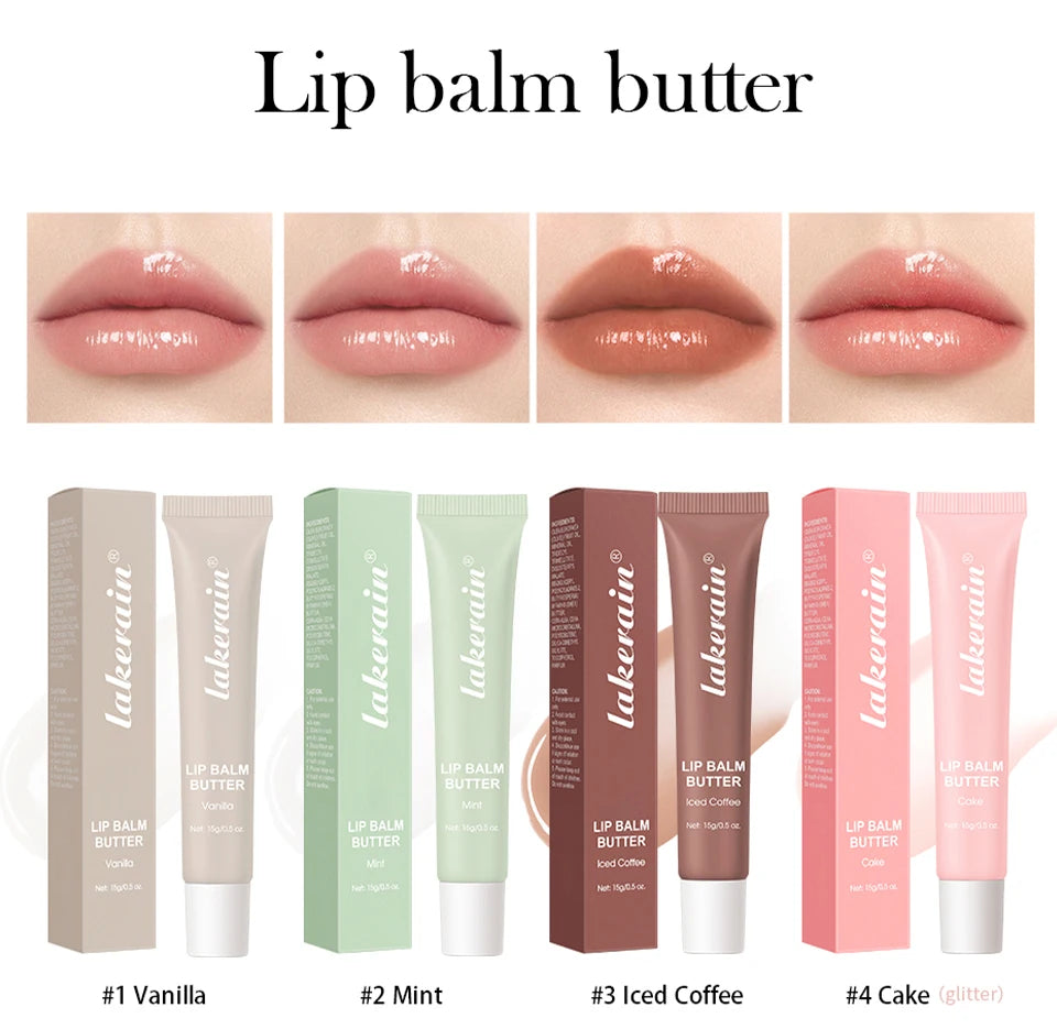 Hydrating Butter Lip Balm for Soft Glossy Lips - 8