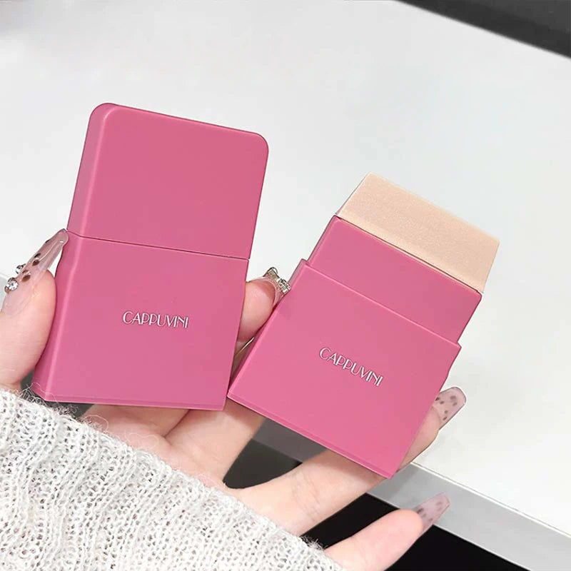Portable Silicone Foundation Brush and Color Palette Set - 5