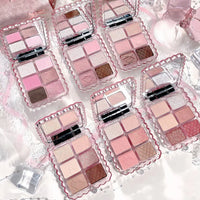 6-Color Matte and Shimmer Eyeshadow Palette