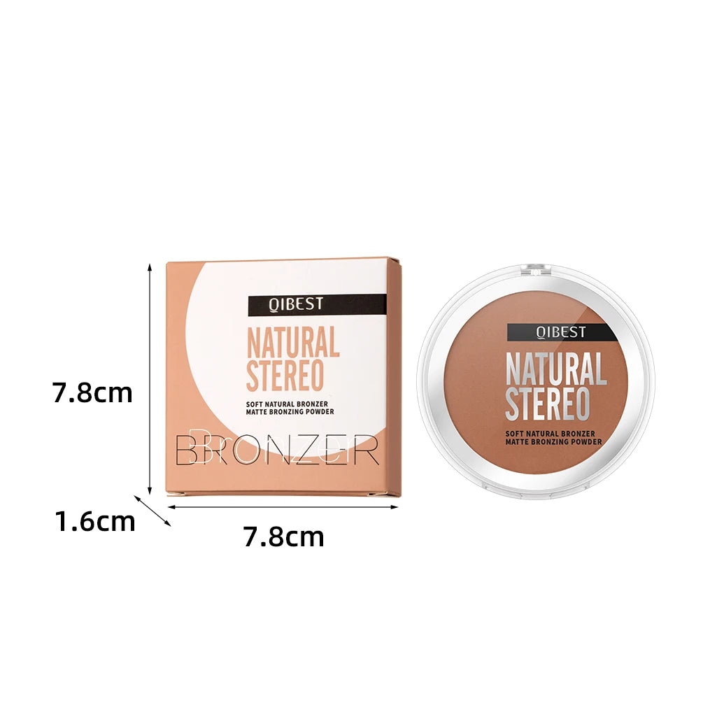 3-in-1 Face Contouring & Highlighting Powder Palette - 6