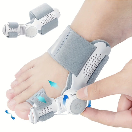 Adjustable Bunion Corrector and Toe Alignment Splint